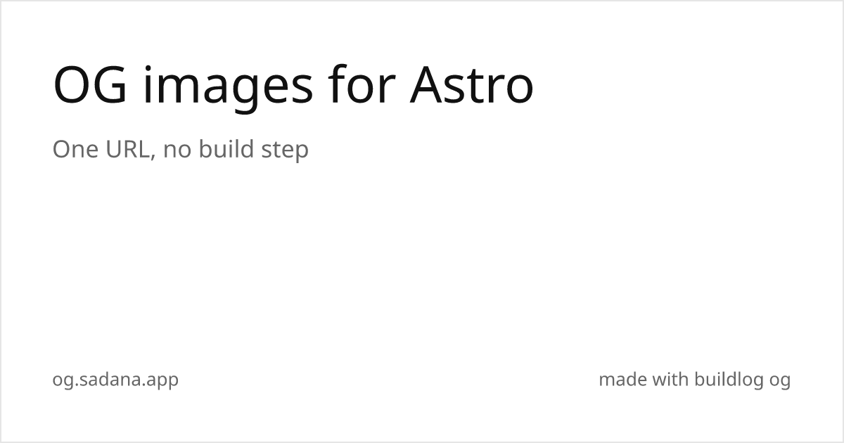 Example OG image for Astro