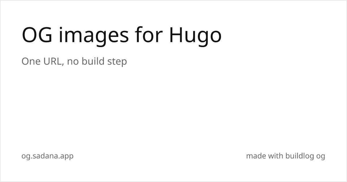 Example OG image for Hugo